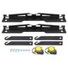 Wheel Alignment Tool with 2 Measuring Tapes and Extension Bracket Alloy Steel Toe Angle Measurement