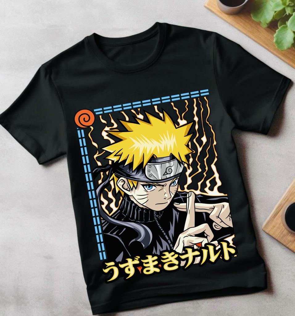 Maglietta Naruto Maglietta Madara Uchiha Striscia Manga Anime Maglietta Manga T-shirt Grafica