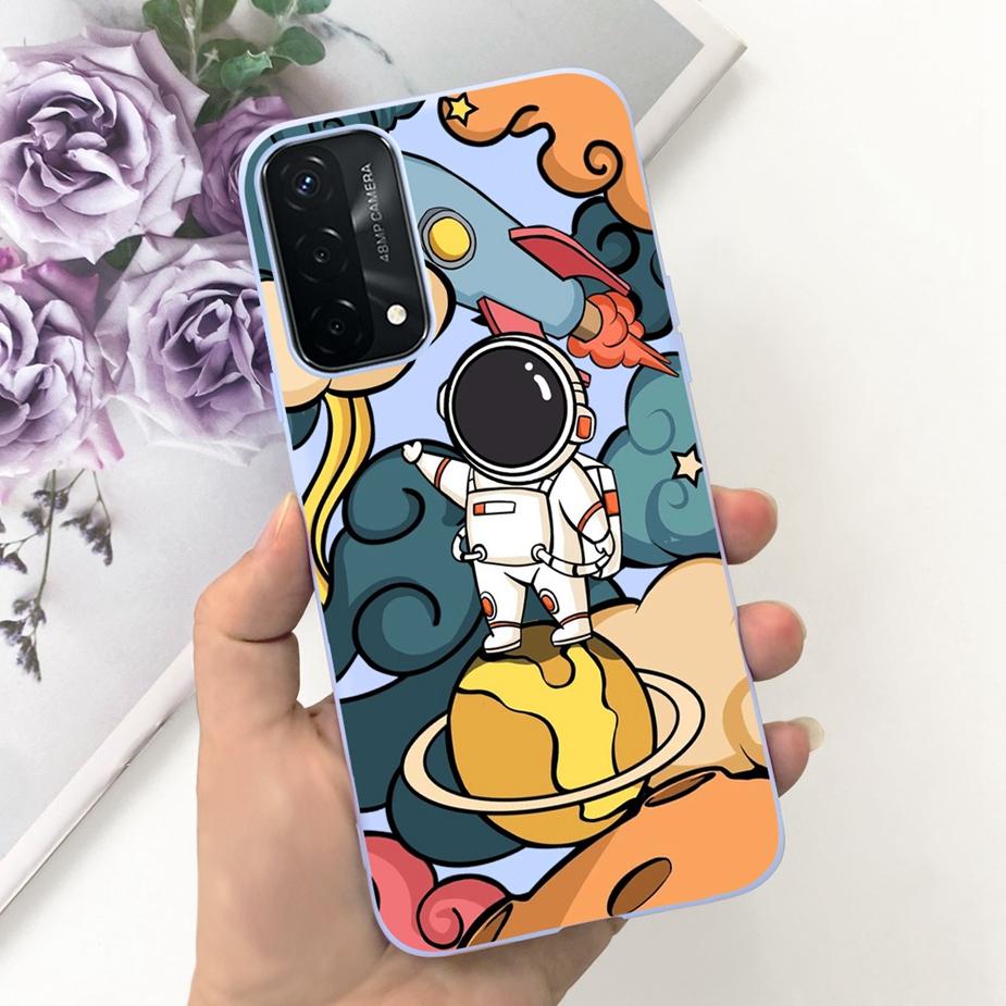 For Oppo A74 4G Case Oppo A54 A94 Cute Fashion Panted Cover Soft TPU Phone Case For Oppo A94 A 54 74 OppoA54 OppoA94 Fundas Capa