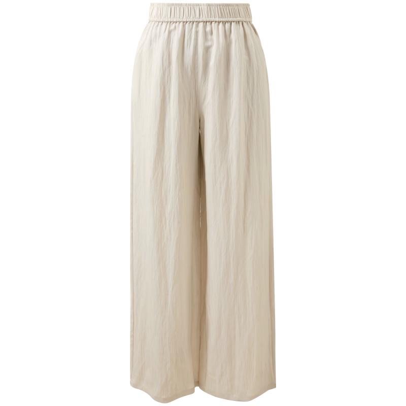 Sancai High-Waist Straight-Leg Casual Pants