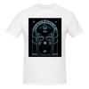 Gate To Moria  Light Blue Vintage Tshirt Artistic And Minimalist Bright Colors Tees