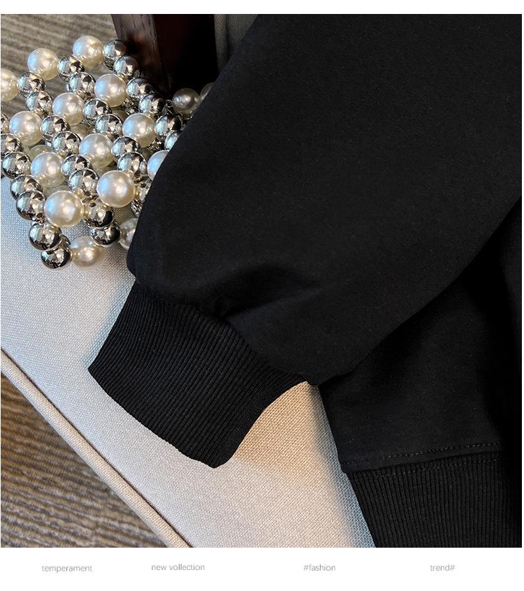 Plus Size Autumn Lapel Hoodie for Chest Circumference 200/300/350 Jin