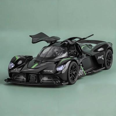 New 1:32 Aston Martin Valkyrie AMR 001 Super Sports Car Alloy Diecast Metal Model Car Sound & Light Collecting Hobbies Birthday Gift
