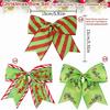 Bulk Christmas Ribbon Decoration 12Pcs Candy Color Bows For Staircase Gift Wrapping Trim