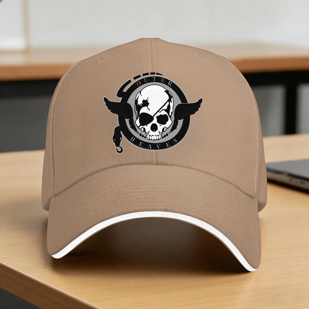 Spring Metal Gear Solid Outer Heaven Baseball Cap Kpop Rock Casual Design Sun Trucker Hat Unisex Unisex Adjustable Baseball Caps