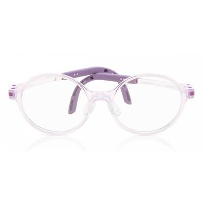 Full Rim Round Transparent Purple Smartbuy Kids Squishy Mm108 C7 Fashion Kids Eyeglasses