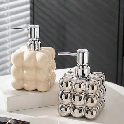 300ml Flüssigseifenspender Presse Getrennte Flasche Badezimmerzubehör Keramik Haushaltsduschgel Shampoo Spenderflasche