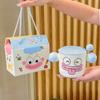 Birthday Gifts for Boys and Girls, Cute and Cute Clown Ceramic Mug with Lid, Girlfriend's Souvenir Gift Box.