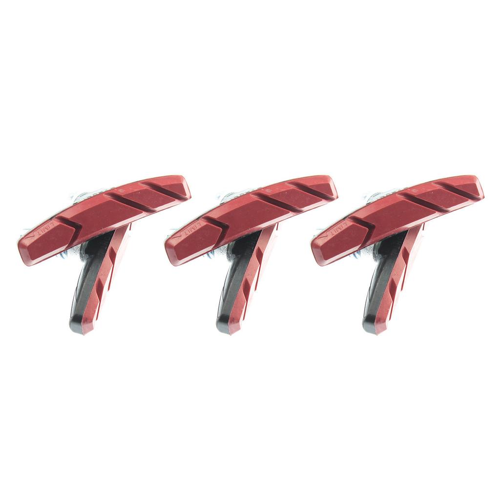 6Pcs Bike Brake Pads V-brake Wheels Cushions Rubber Brake Shoes Bicycles Brake Pads Bike Brake Pad Replacement Pads Set
