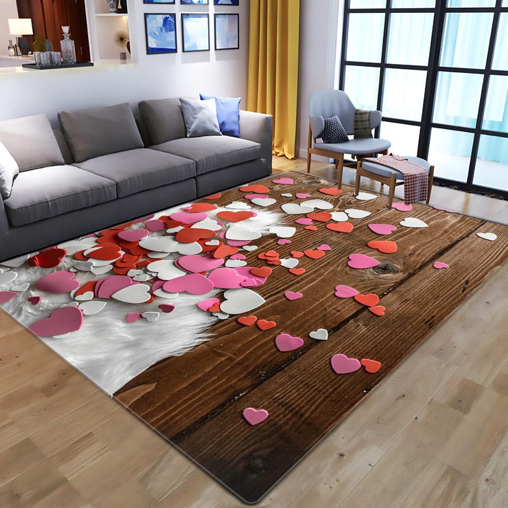 Flowers And Plants Printed Carpet Living Room Modern Home Sofa Coffee Table Bedroom Full Bedside Floor Mat