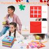 20pcs Felt Board Game  for Kids and Family Party Fun Mini Board Game Toy Family Board Game Birthday Party Favors Travel Game