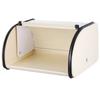 1pcs Bread Box Storage Container Iron Kitchen Countertop Organizer Modern Vintage Roll Top Metal Large Capacity