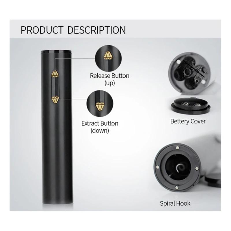 Automatický elektrický otvírák na víno Vývrtka na víno Otvírák na víno s řezačkou fólie Kuchyňské pomůcky