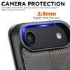 SUTENI J05 For iPhone 17 Air Case Compatible with MagSafe Textured PU Leather Flip Phone Cover