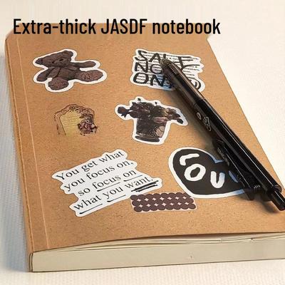 Retro Kraft Paper Notebook: 184 Sheets, Thick Blank Pages, Ideal for Students, Free Shipping