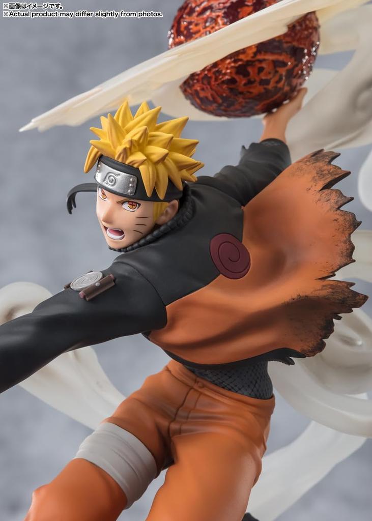 TAMASHII NATIONS Figuarts ZERO NARUTO Shippuden Fierce Uzumaki Naruto Rasenshuriken Ungefähr 240mm PVC ABS Komplette Figur [Super Battle] -