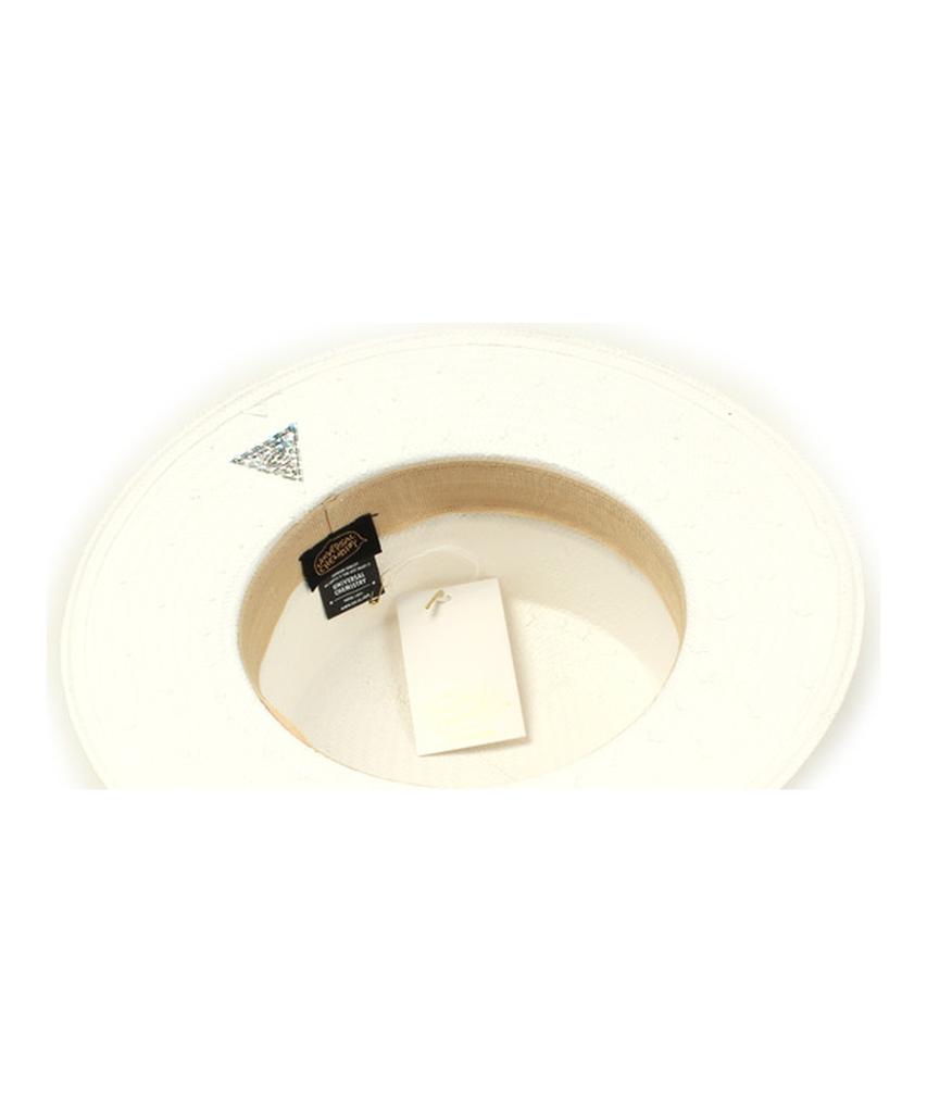 Yunibeosyeolkemiseuteuli White Flat Long Panama Hat Bk Panama Hat