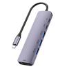 USB-C Expansion Dock with USB 3.0 Hub, Laptop Splitter, 100W Charging, 4K HDMI Converter