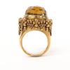 STEPHEN DWECK Colored stone Ring ring Gold/BrownUsed
