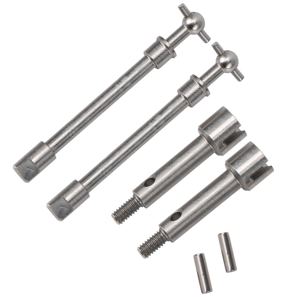 Stainless Steel Front Drive Shaft Dog Bone Replacement for Axial SCX24 90081 1 24 RC Car