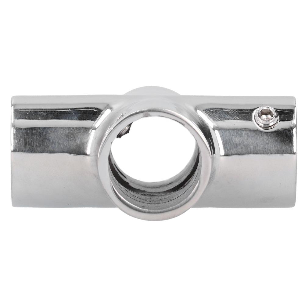 Heavy Duty Tube Pipe Connector 22mm (7/8in) 4 Way Cross Boat Hand Rail Fitting Boat Construction