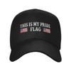 Unisex This Is My Pride Flag USA America Th of July Merch Baseball Cap  Snapback Hat Retro Formal Headwear Adjustable