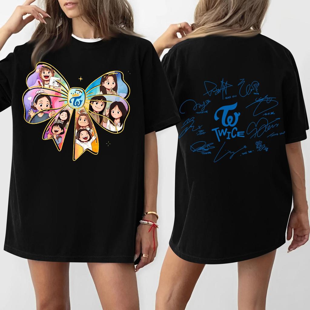 Women's Round Neck Printed Short-sleeved T-shirt Top