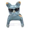 Wall Mounted Resin French Bulldog Toilet Paper Holder Sculpture Dog Toilet Paper Stand for Bathroom