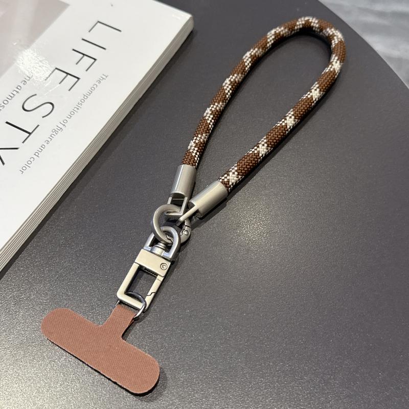 Portable Mobile Phone Hand Wrist Straps Nylon Colorful Anti-Fall Lanyard With Gasket Detachable Cellphone Hanging Cord