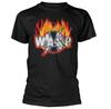 WASP Sawblade Logo Shirt S M L XL XXL Tshirt Heavy Metal Band T-shirt Official
