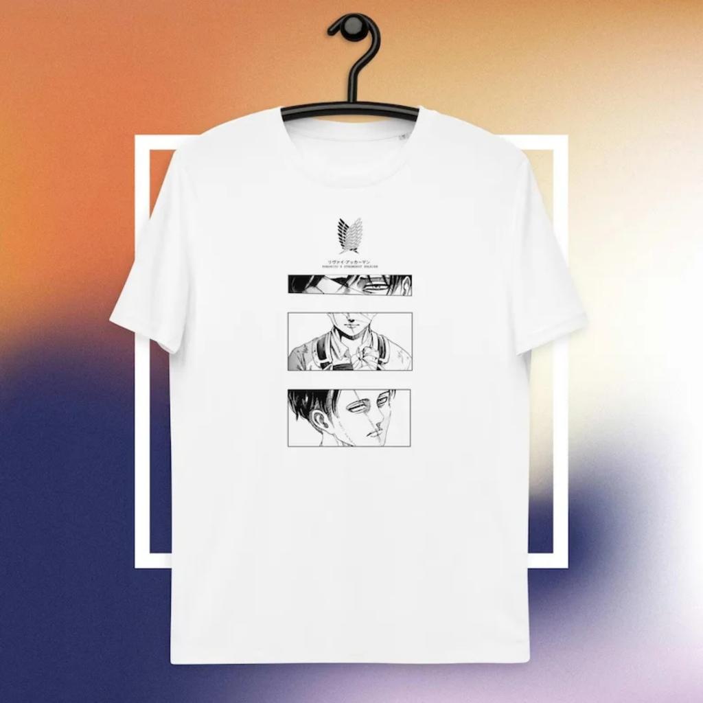 2026 Fashion Casual T-shirt Man Attack On Titan Unisex Short Sleeve Tee Breathable Parent-child Anime Print Casual Tops Summer