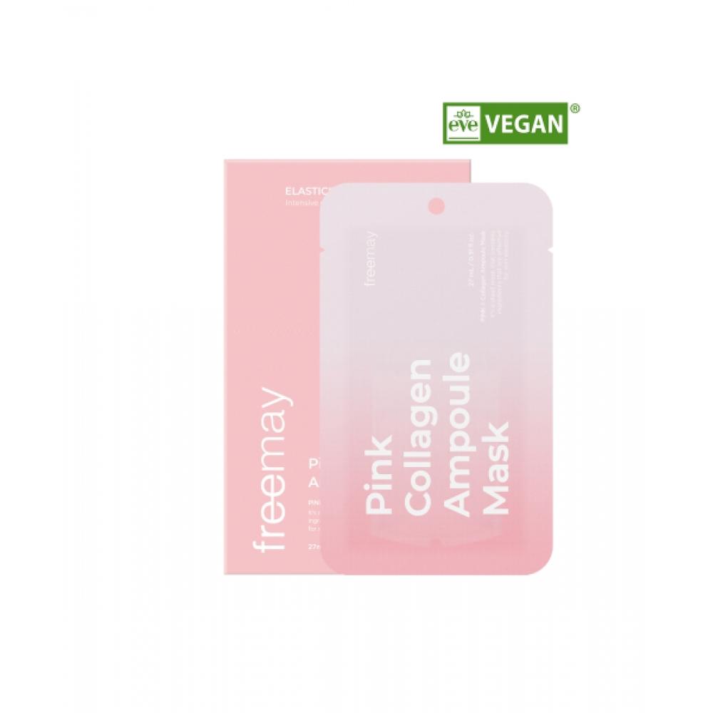 Freemay Premay Розовая коллагеновая ампульная маска 20 шт. Бесплатно Розовая коллагеновая ампульная маска 2 NONE