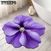 3D Floral Carpet Irregular Shaped Floor Mat for Kitchen Bathroom Bathroom Door Non Slip Mat