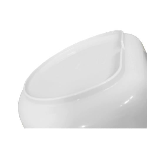 Richell Washtub, White, 5.4L, Shelly, D-Shaped, Large, Antibacterial