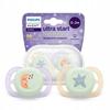 Newborn Pacifier - Philips Avent - Ultra Start Nighttime SCF075 17 - Orthodontic Silicone Luminous 0 2 Months