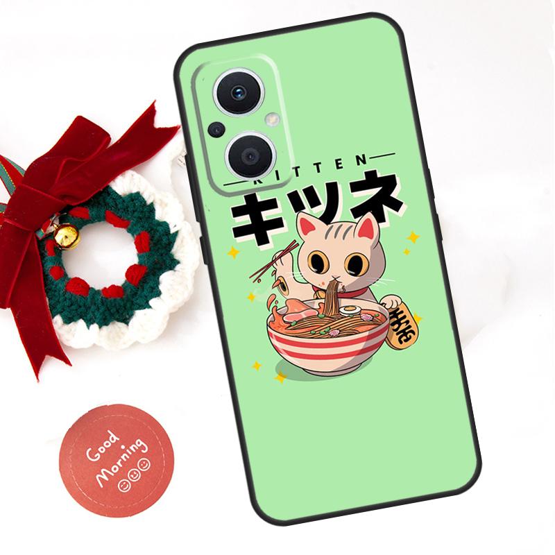 Eating Ramen Noodle Lovers Funda For OPPO Reno 13 F 14 10 11 12 Pro 12F 11F 14F 7 8 Lite OPPO Find X9 X8 X6 X5 Pro Case