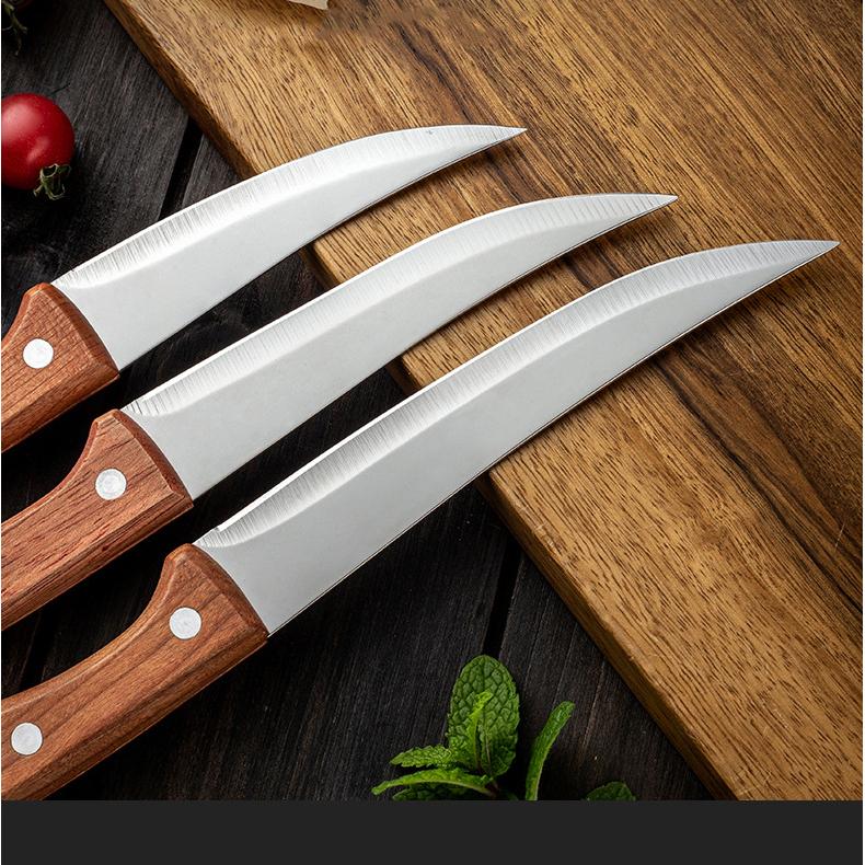 Nerezový vykosťovací nůž Mongolský nůž Nůž na maso Řeznický nůž Nůž na ovoce Nůž Kráječ Nůž