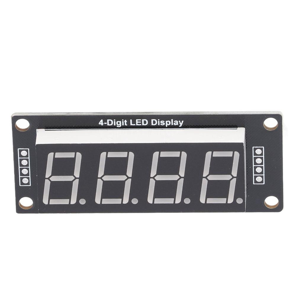 4Pcs 0.56 Inch Digital Tube LED Display 4 Bits 7 Segments PCB Clock Module  Clock Projects