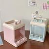 Cute Girly Claw Machine Pen Holder Creative Student Desktop Stationery Storage Box Multi-function Plush Doll Storage Box New