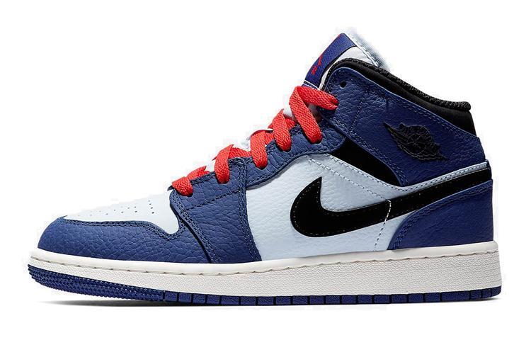 Jordan 1 Mid SE Deep Royal GS BQ6931-400 36.5