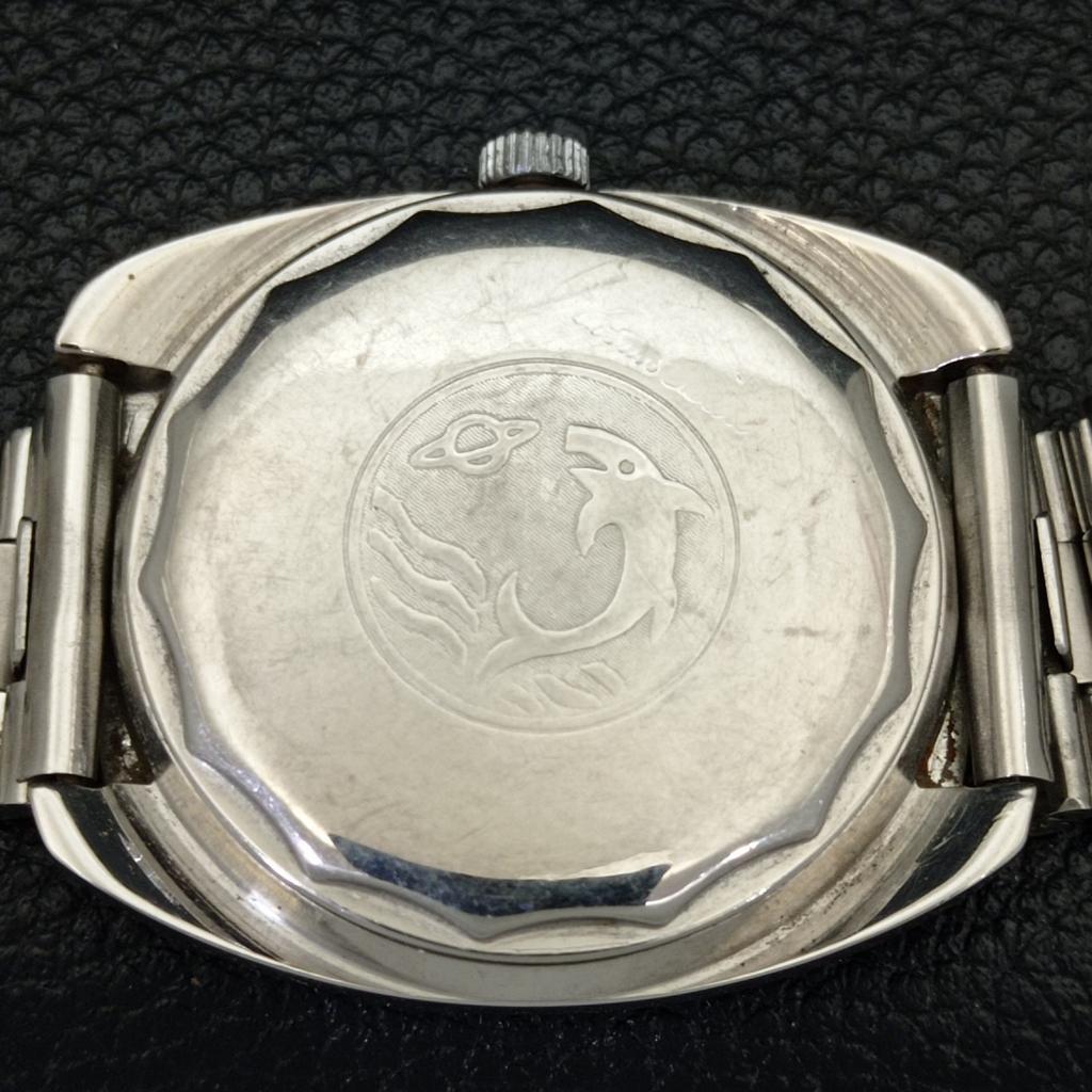 USED AUTOMATIC ENICAR SWISS MENS GREY COLOR DIAL WATCH A431426-2 R107-a431426