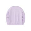 Anta Training Series Solid Color Knitted Crew Neck Sweatshirt Women Sweatshirt Vine-Flower-Purple 162337712-3