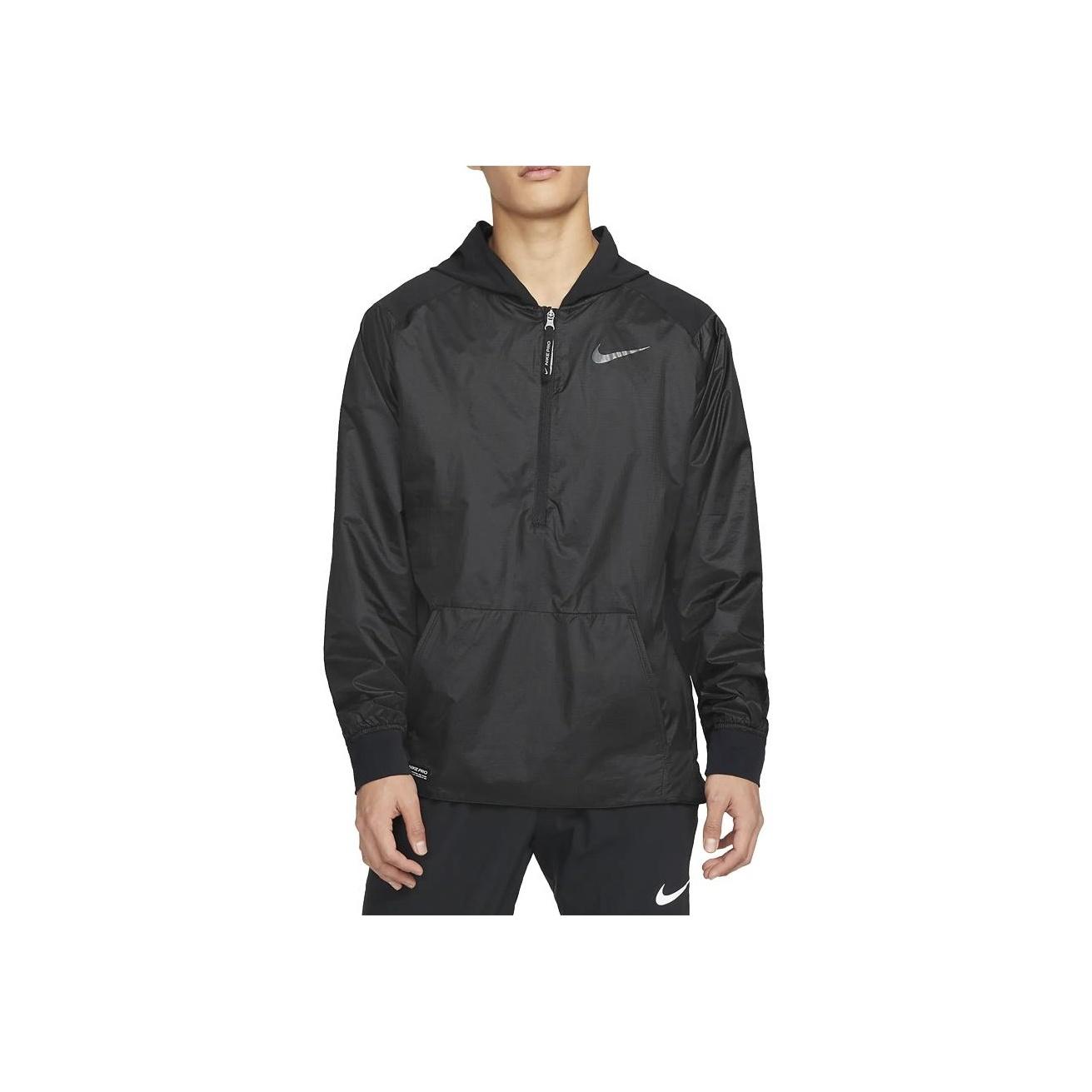 

Nike Color Block Hooded Zip-Up Long Sleeve Jacket Men jackets Black DM5537-010 L