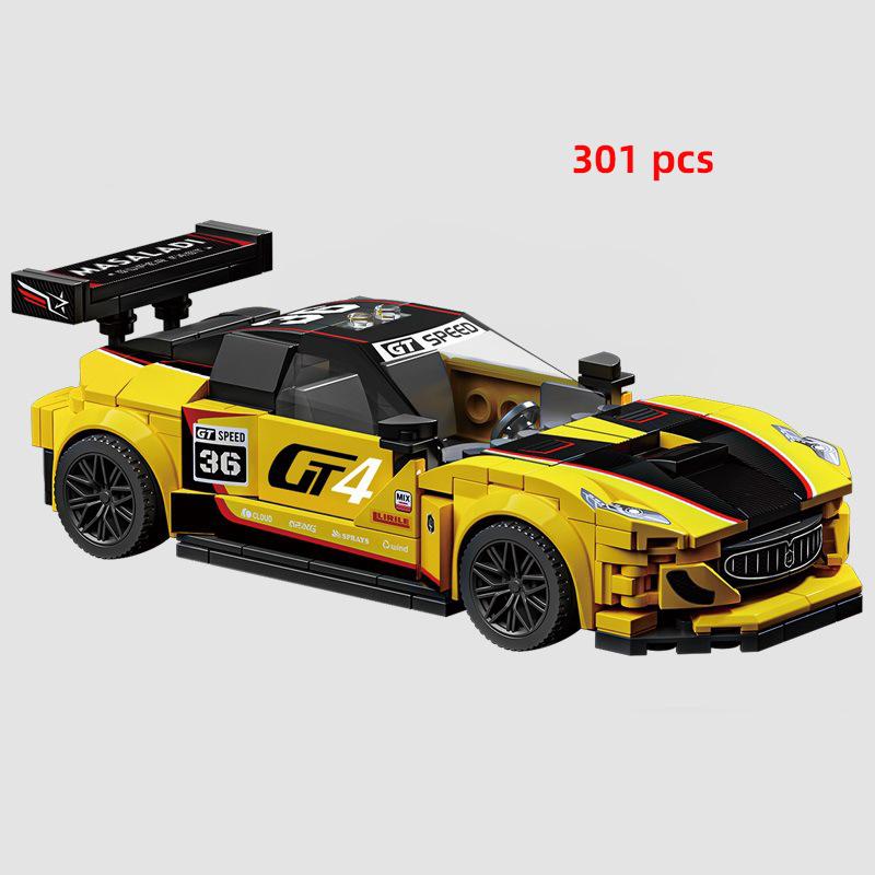 Technické Rychlé Auto Městské Vozidlo Závodní Vinylové Auto Stavebnice Sada Sportovní Auto Garáž MOC Kreativní Hračky Vzdělávací Dárek