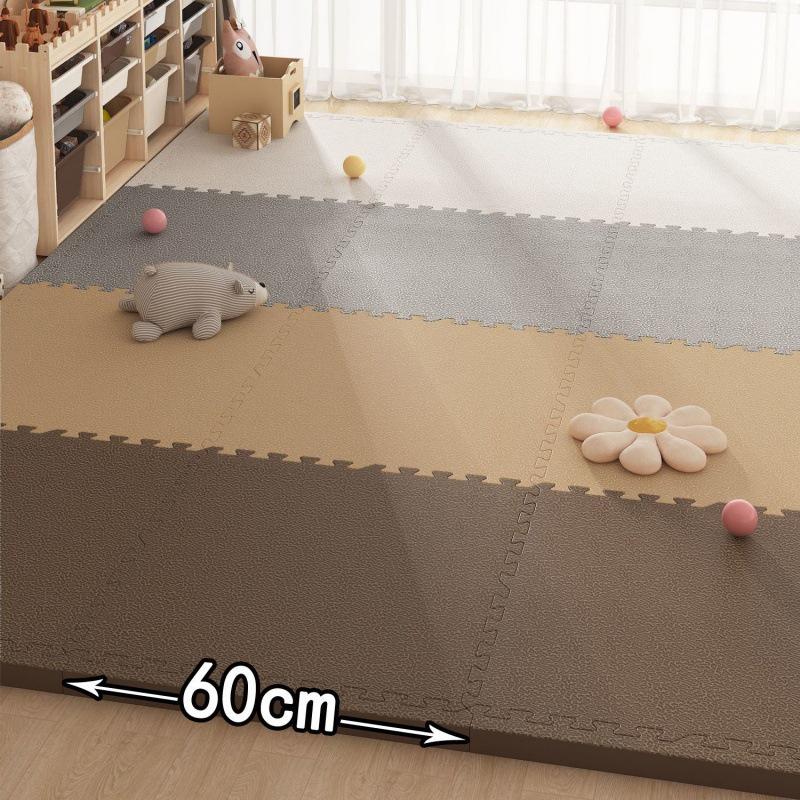 Thick dirt-resistant foam crawling mat, splicing floor mat, carpet for living room and baby use.