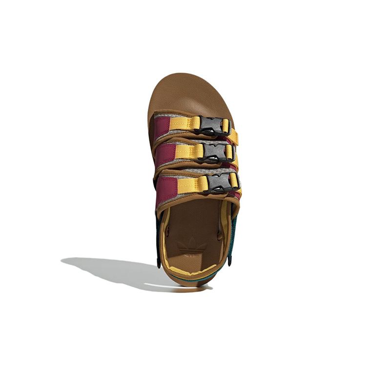 Adidas Originals Adistrp Non-Slip Durable Sports Sandals Men Sandals Red Yellow Blue IG7958