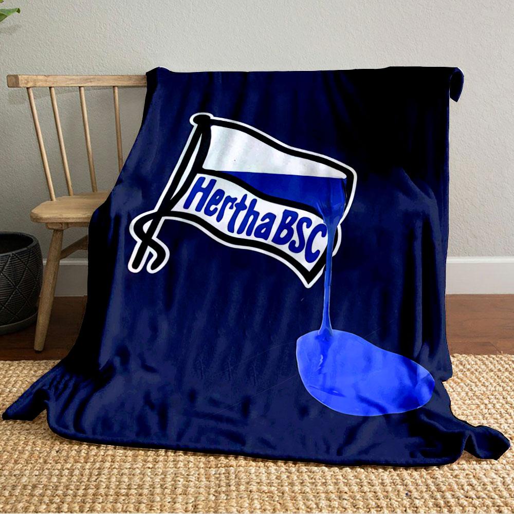 Hertha BSC Flag Blanket for All Seasons Blanket Lunch Break Throw Gift