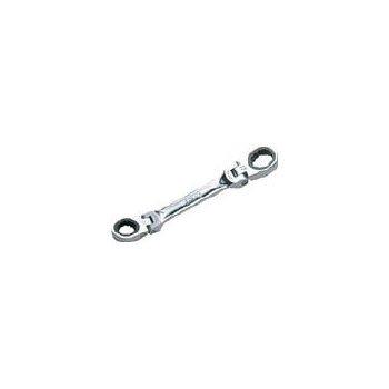 

Kyoto Tool (KTC) Short Ratchet Wrench (Double-Head Swivel Type), 16 x 18 mm, MR1S1618F