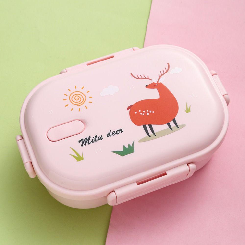 Compartment Thermal Insulation Lunch Box Microwavable Food Storage Container  for School/Office