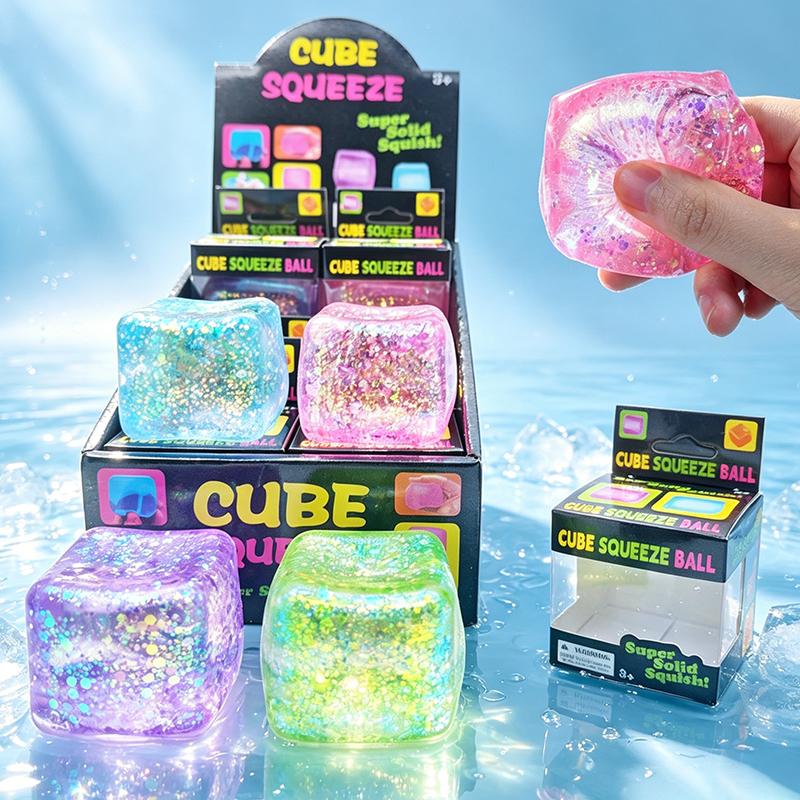 Jellyfish Squishy Nee Dooh Octopus Squishy Toys Asmr Squishy Stress Ball Glitter Jelly Slow Rebound Decompression Tool